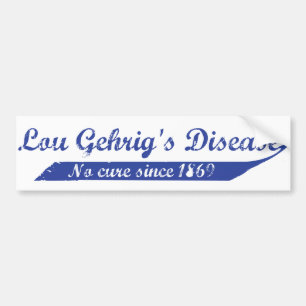 Lou Gehrig's Disease 1869 Bildekal