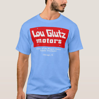 Lou Glutz Motors vintage-registreringsskylt Vacati T Shirt