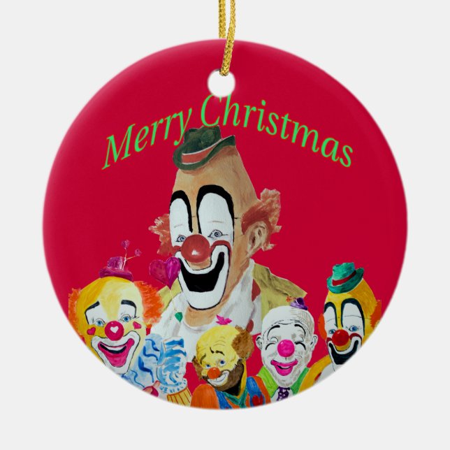 Lou Jacob Clown jul Ornament (Framsidan)