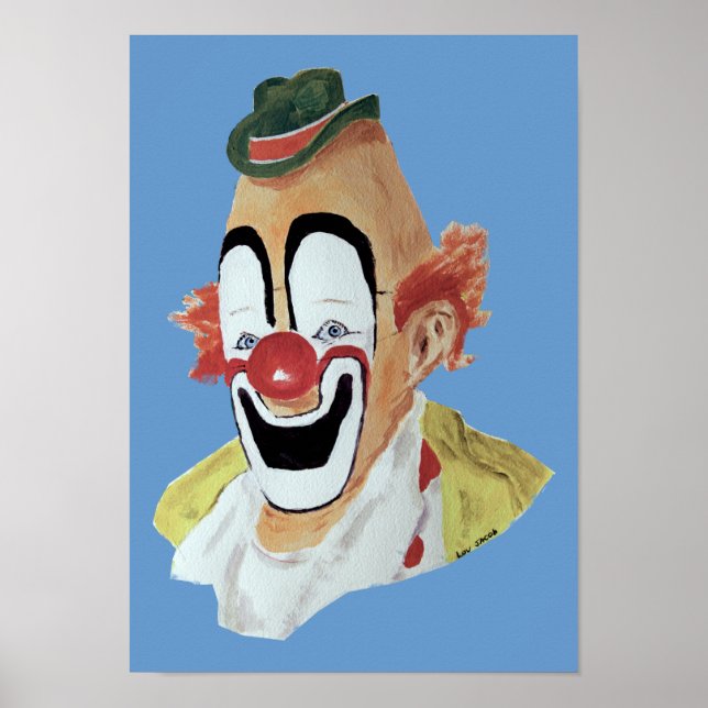 Lou Jacob Clown Print Poster (Framsidan)