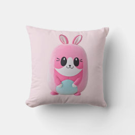 "Lou Lou". En mjuk, rosa varelse. Kudde