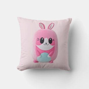 "Lou Lou". En mjuk, rosa varelse. Kudde