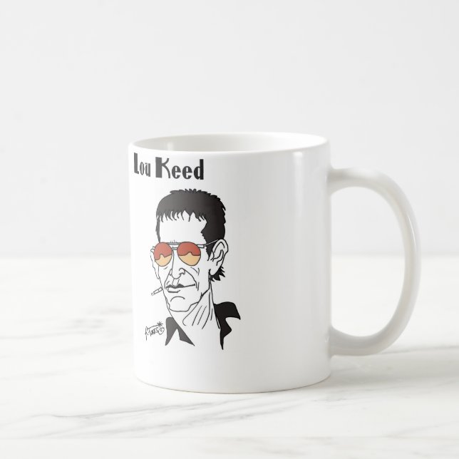 Lou Reed caricature Kaffemugg (Höger)