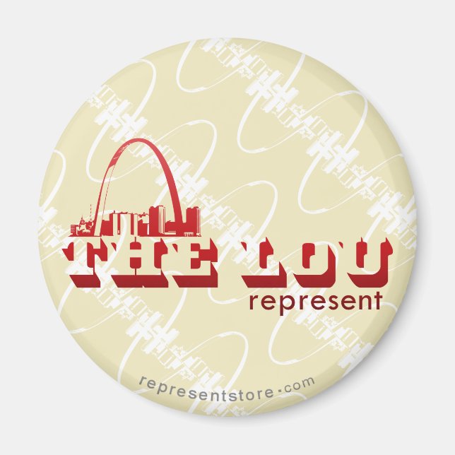 Lou St. Louis-företrädaren Magnet (Framsidan)