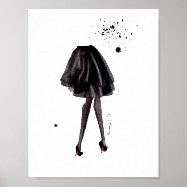 Louboutins i Bläck Poster (Framsidan)