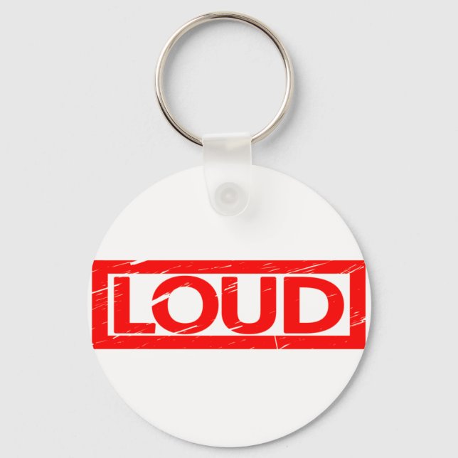 Loud Frimärke Nyckelring (Framsida)