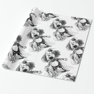Loud Gråter Boy Funny Tecknad Teckning Tårar Presentpapper