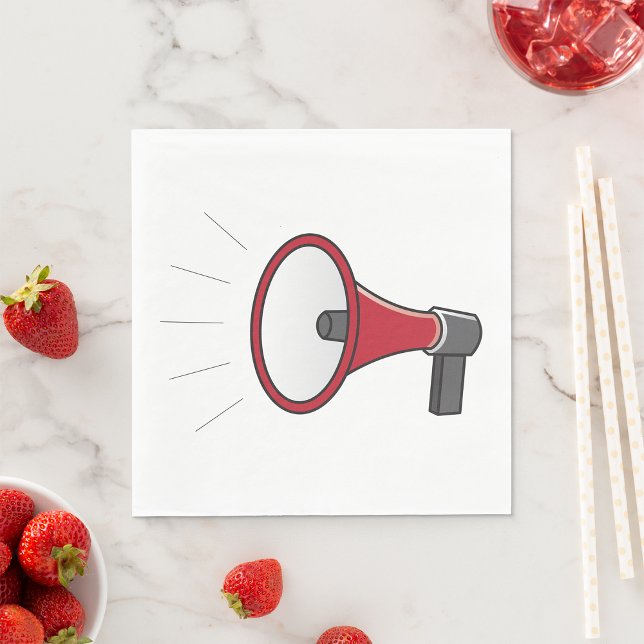 Loud Megaphone Pappersservett (Skapare uppladdad)