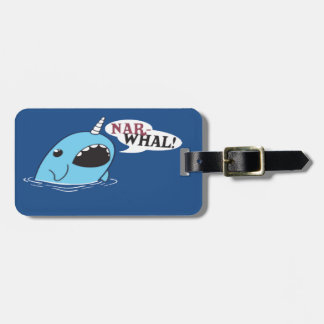 Loud Narwhal Bagagebricka