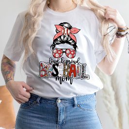 Loud och Proud Baseball Mamma T Shirt