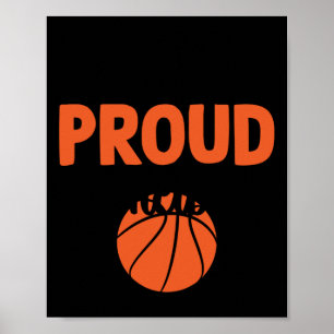 Loud och Proud Basketball Mamma - vackra citat Poster
