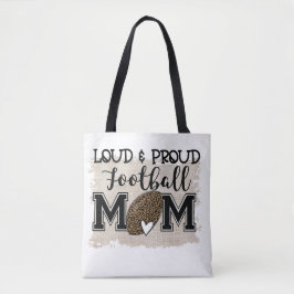 Loud och Proud Football Mamma Tygkasse