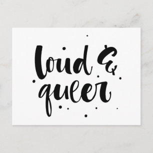 Loud & Queer Vykort