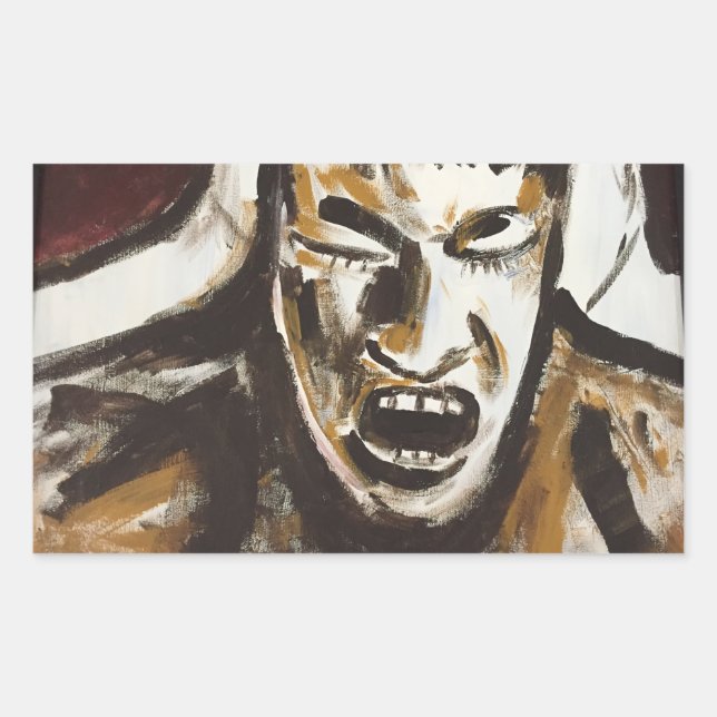 Loud Rektangulärt Klistermärke (Framsida)