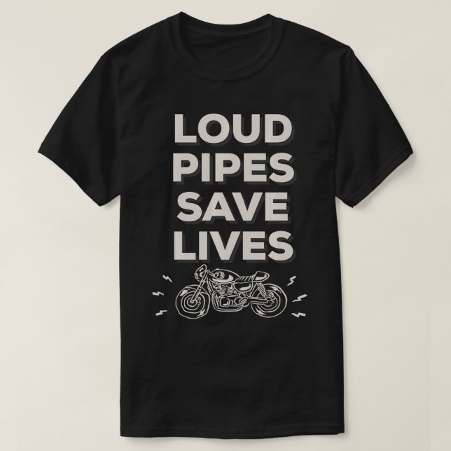 Loud Rör Spara Lives Pullover T Shirt (Design framsida)