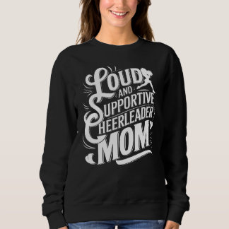 Loud & Supportive Cheer Mamma Baseball, fotboll T Shirt