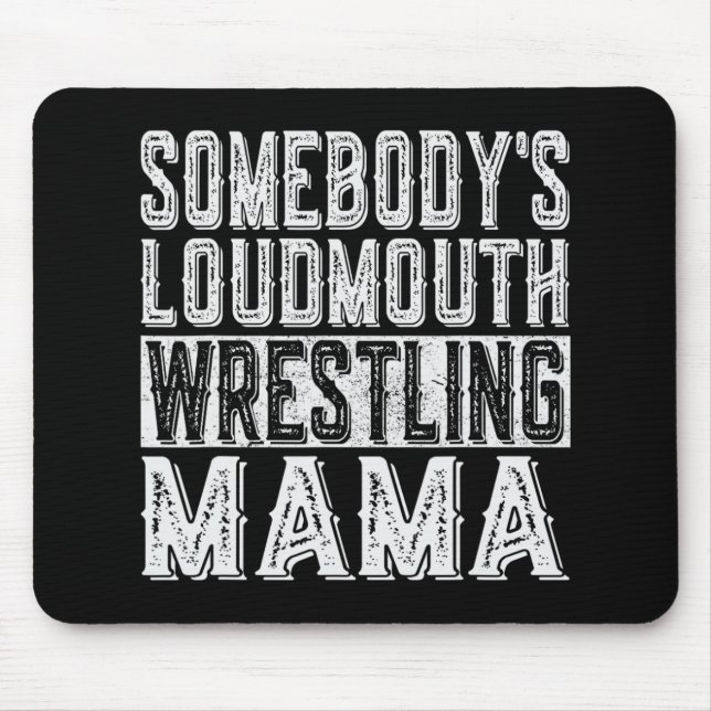 Loudmouth Wrestling Mamma Mamma Funny Mors dag Musmatta (Framsidan)