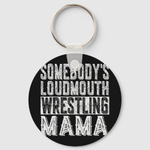 Loudmouth Wrestling Mamma Mamma Funny Mors dag Nyckelring