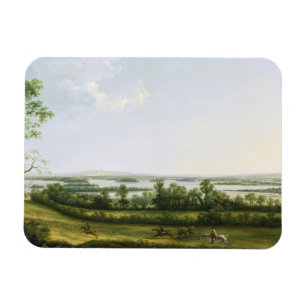 Lough Erne från knackning Ninney, med Bellisle i Magnet