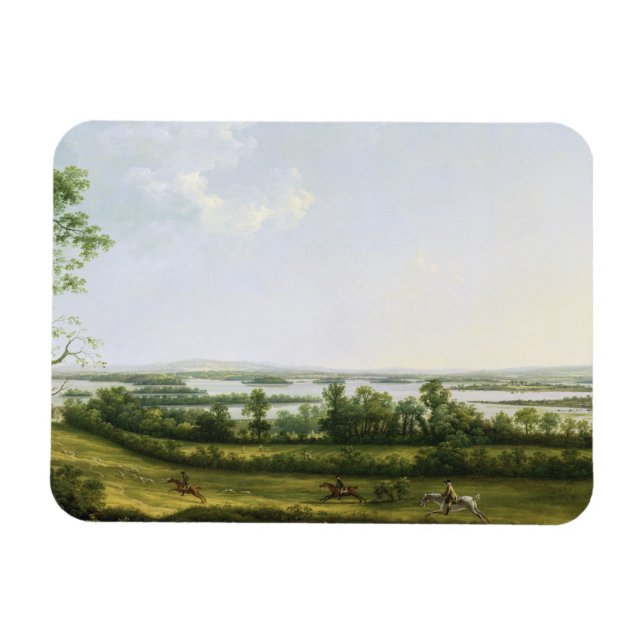 Lough Erne från Knock Ninney, med Bellisle i Magnet (Horisontell)
