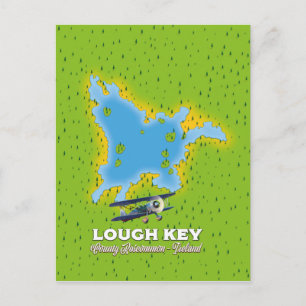 Lough Key County Roscommon, Irland karta Vykort