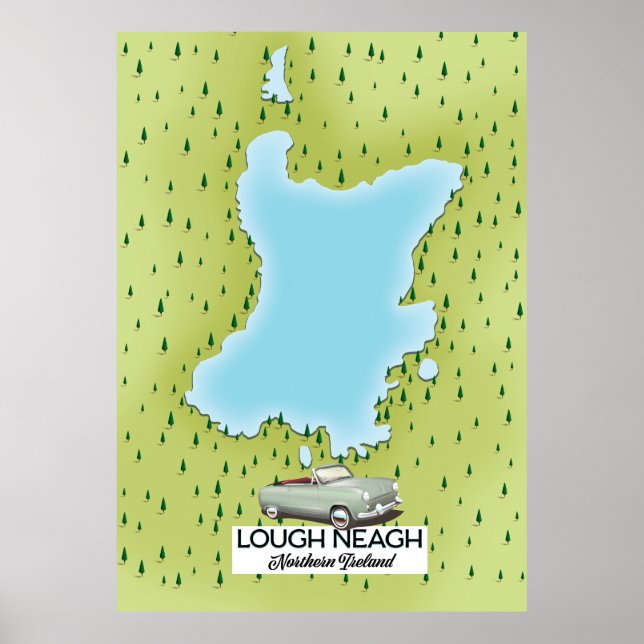 Lough Neagh Nordirland Poster (Framsidan)
