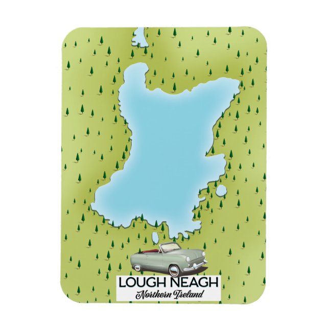 Lough Neagh Northern Ireland Magnet (Vertikal)