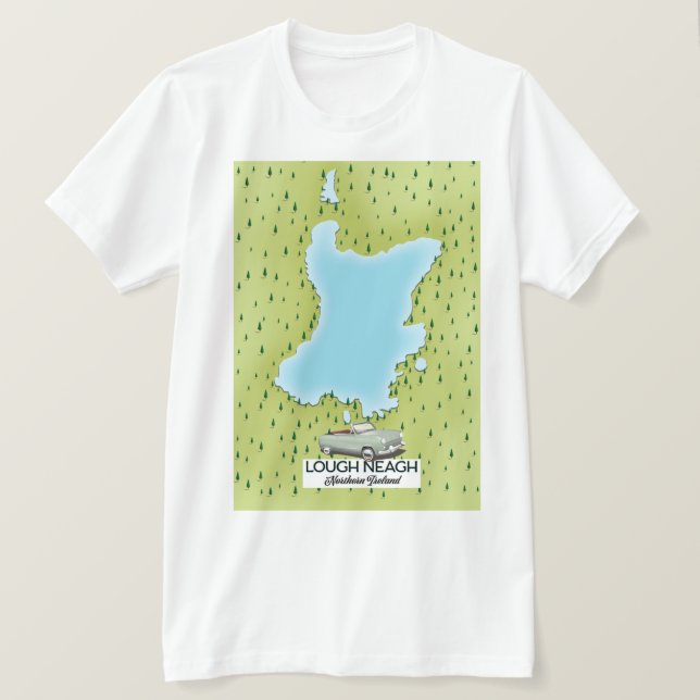 Lough Neagh Northern Ireland T Shirt (Design framsida)