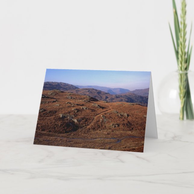 Loughrigg Fell Cumbria England Tack Kort (Framsida)
