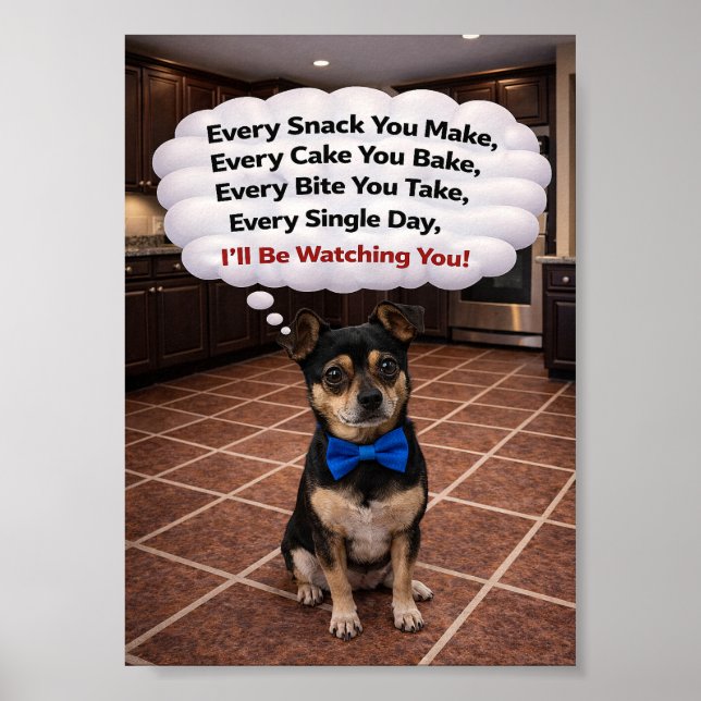 "Louie bevakar dig" Poster (Framsidan)