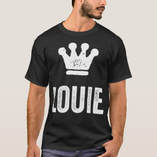 Louie, den för manar designen Kung Krona & Namn so T Shirt