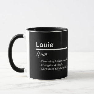 Louie Pojknamn Definition Personlig Mugg