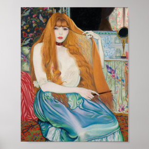 Louis Anquetin - Kvinnor på hennes toalett Poster