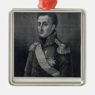 Louis-Antoine de Bourbon Hertig av Angouleme Julgransprydnad Metall