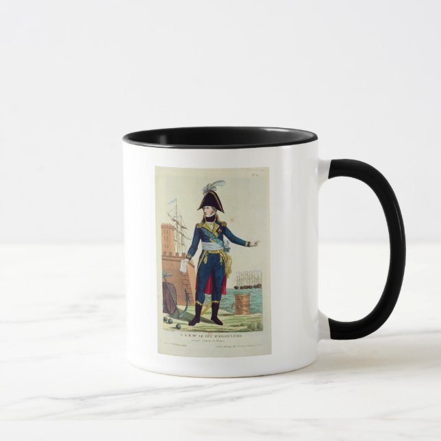 Louis-Antoine de Bourbon Hertig av Angouleme Mugg (Höger)