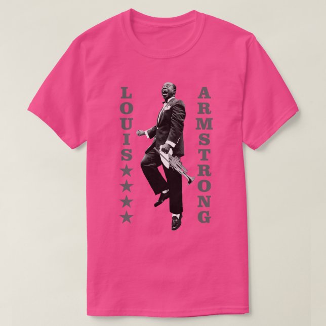 Louis Armstrong 2 T Shirt (Design framsida)