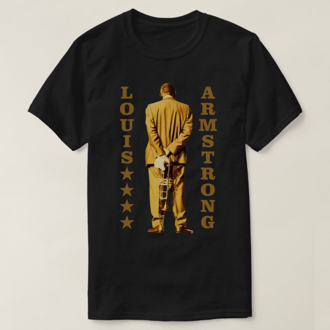 Louis Armstrong 3 T Shirt (Design framsida)