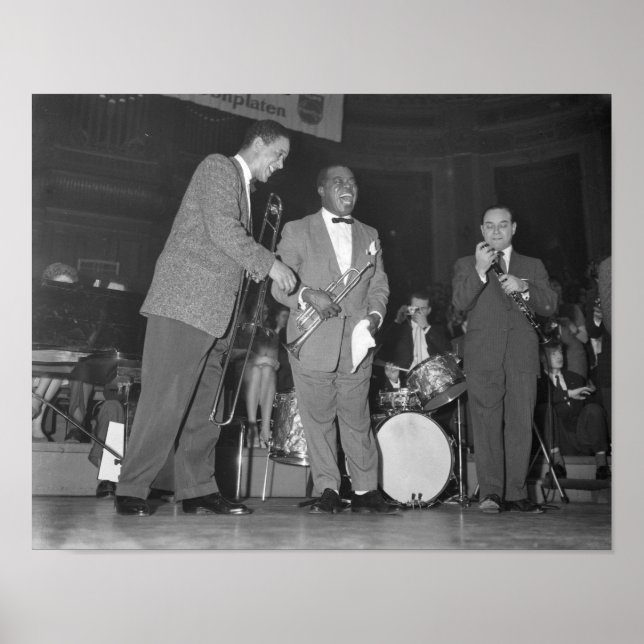 Louis Armstrong - Jazz Legend (1959) Poster (Framsidan)