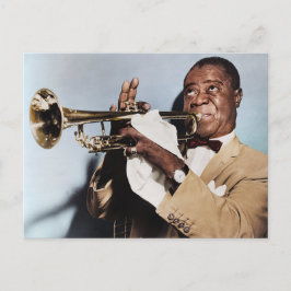 Louis Armstrong Vykort