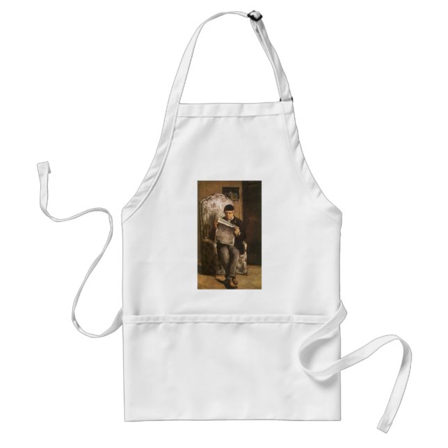 Louis Auguste Cezanne Fadern till konstnären läsan Förkläde (Framsidan)