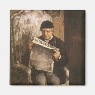 Louis Auguste Cezanne far av konstnärläsningen Magnet