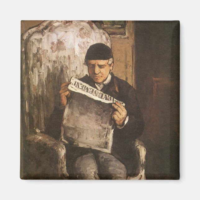 Louis Auguste Cezanne Far vid konstnärsläsningen Magnet (Framsidan)