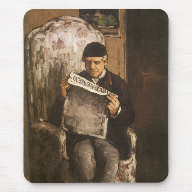 Louis Auguste Cezanne Far vid konstnärsläsningen Musmatta (Framsidan)