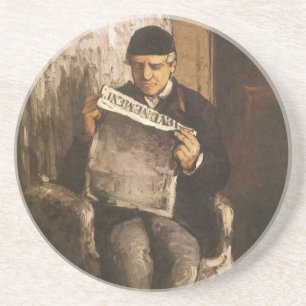 Louis Auguste Cezanne Far vid konstnärsläsningen Underlägg