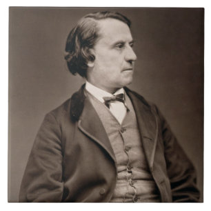 Louis Blanc (1813-82), från 'Galerie Contemporain Kakelplatta