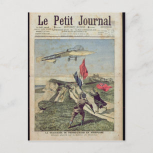 Louis Bleriot landar i Dover Vykort