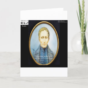 Louis Braille Berömd Citat Kort
