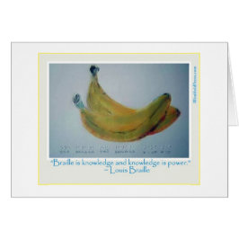 Louis Braille Hälsningskort