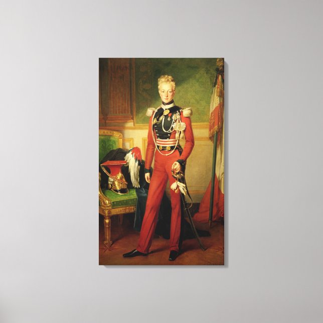 Louis-Charles-Philippe av Orleans Duke of Canvastryck (Framsida)