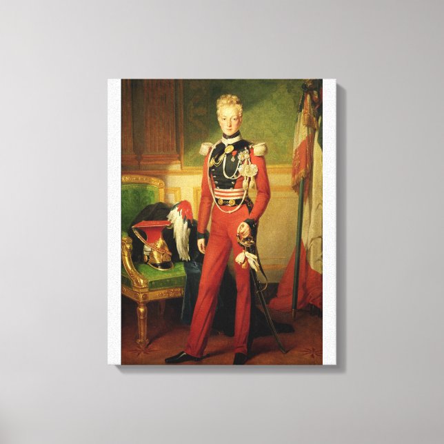 Louis-Charles-Philippe av Orleans Duke of Canvastryck (Framsida)